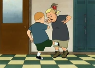 THAT'S MY PURSE!.jpg (81 KB) Bobby kicking Clark in the crotch in "Bobby Goes Nuts"