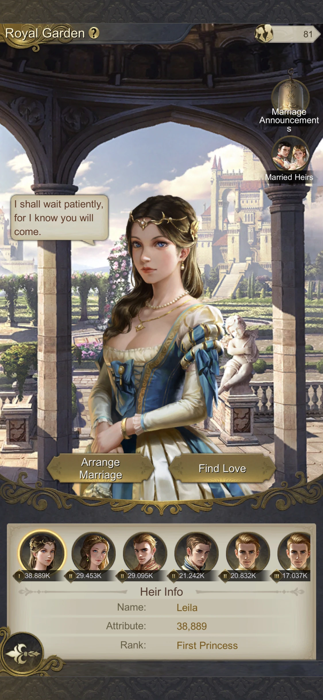Marriages | King's Choice Wiki | Fandom