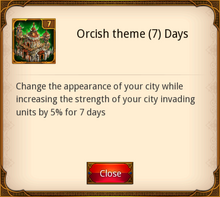 Orcish Theme 7 Days