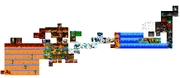 Entire map of KQ5 for the NES