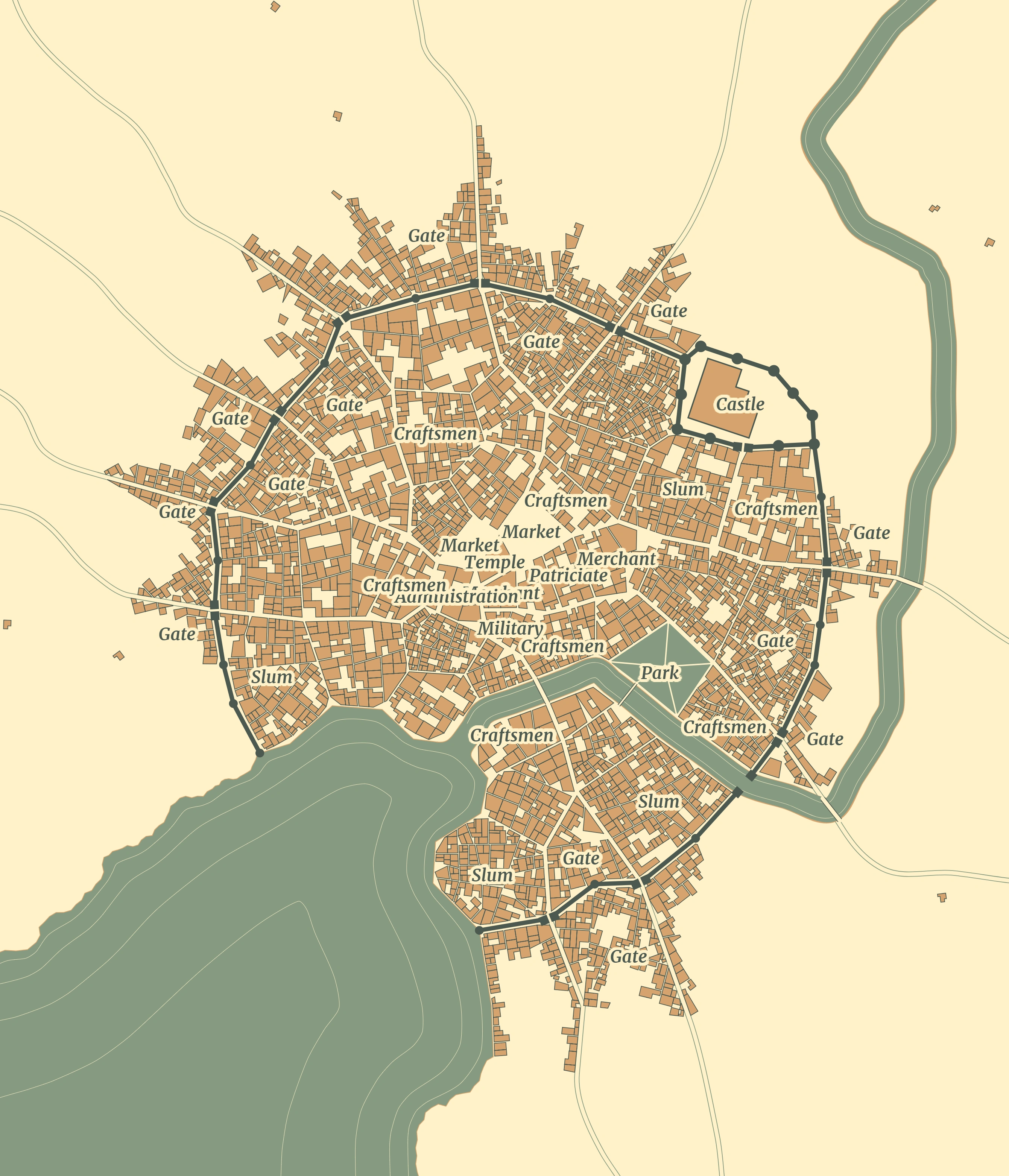 Dnd Capital City Map The Capital City Of Dawic | Kingsway Role Playing Group Wiki | Fandom