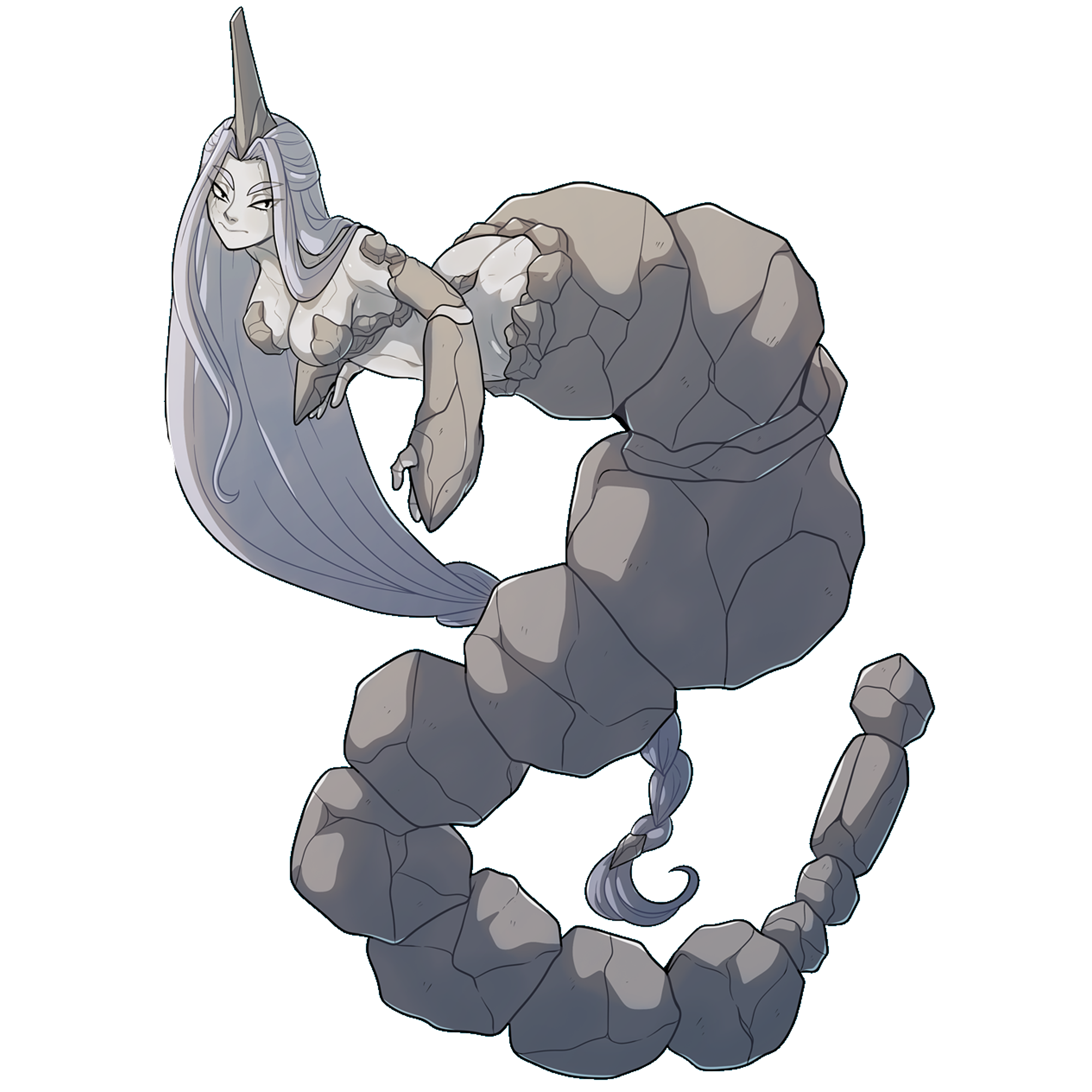 onix (pokemon) drawn by kinkymation