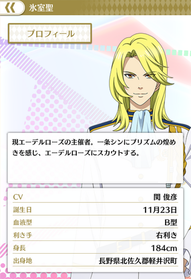 プリズムスタァのプロフィール King Of Prism プリズムラッシュ Live Wiki Fandom プリズムスタァのプロフィール King Of Prism プリズムラッシュ Live Wiki Fandom