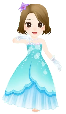 Aqua Chiffon Elegant Coord | Disney Magic Castle KiraKira Shiny Star Wiki |  Fandom