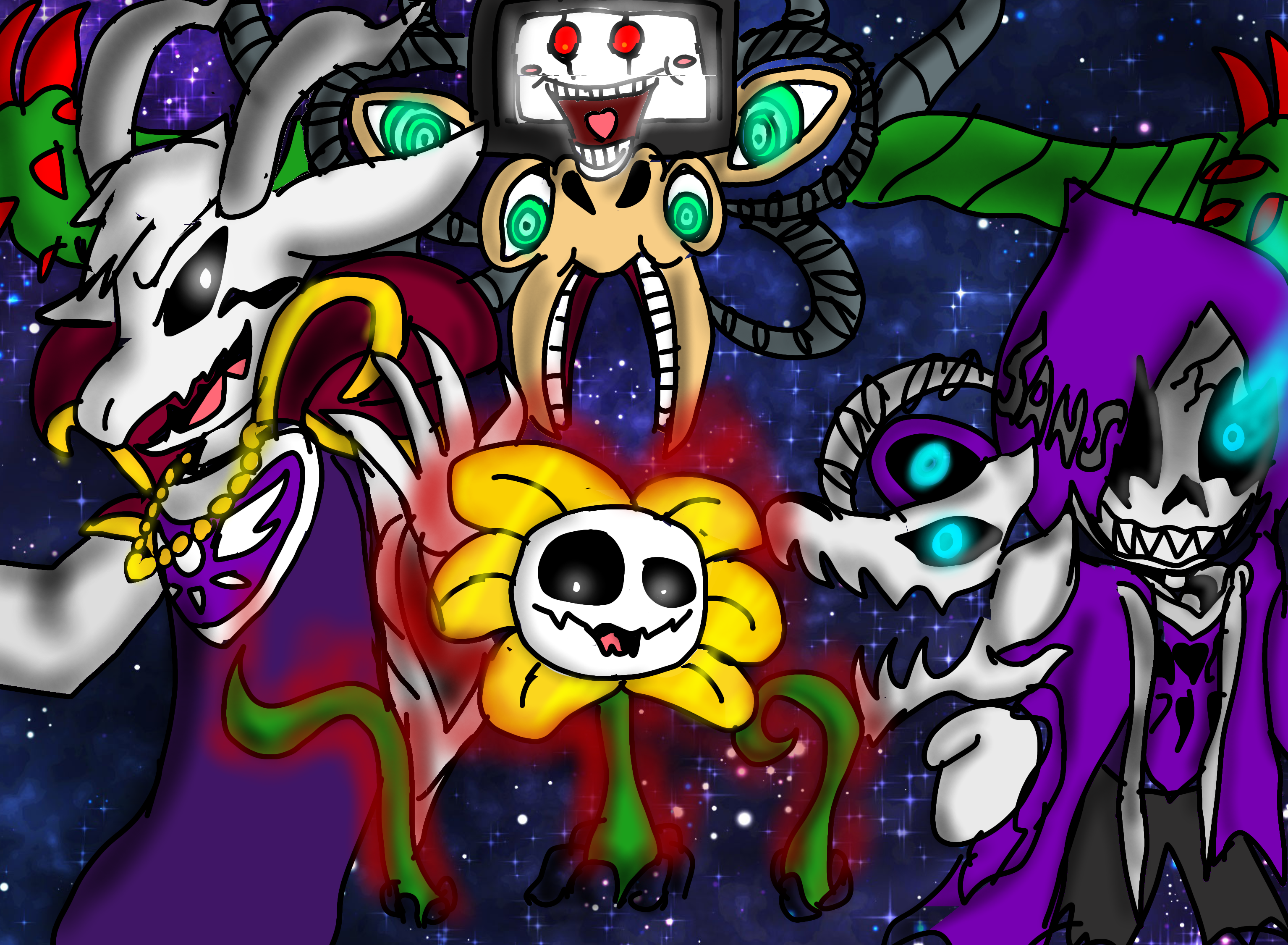 Colors Live - Omega Flowey by KaileyCrafter