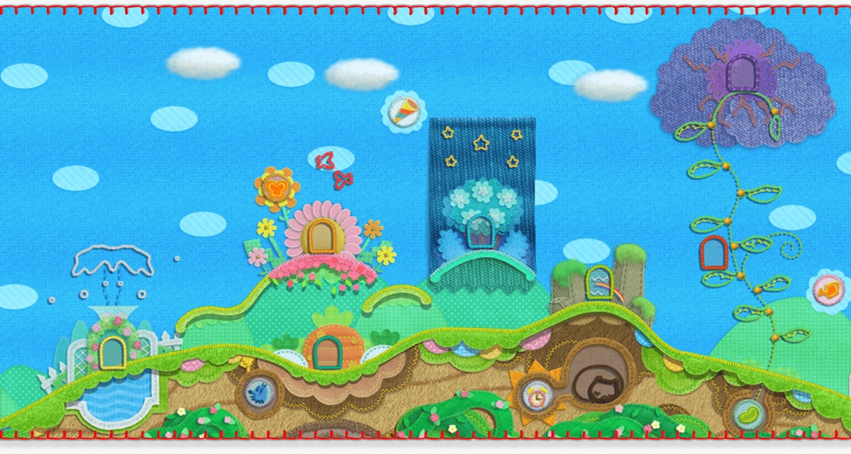 Grass Land (Kirby's Epic Yarn) Kirby Wiki Fandom