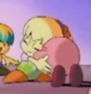 Kirby and Tiff hug