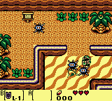 Sea Urchins in The Legend of Zelda: Link's Awakening DX