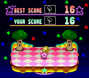 En Kirby's Dream Course.