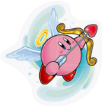 SSBB Cupid Kirby sticker
