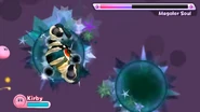 Magolor Soul uses his Flare Beam attack.