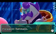 President Haltmann introduces himself.