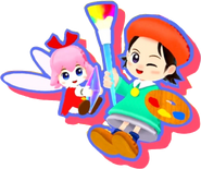 En Kirby Star Allies (con Adeleine.