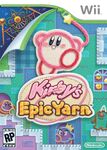 Pre-release box art. The "i" in "Kirby's" lowered, background, zipper design varies.