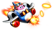 En Kirby: Planet Robobot (Armadura Robobot).