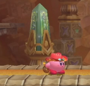 Whip Kirby in Mr. Dooter's arena