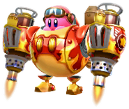 Armadura Robobot de Fuego en Kirby: Planet Robobot.