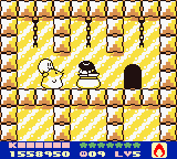 Kirby and Rick with the now-freed Chao in Kirby's Dream Land 2.