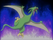 A green pterodactyl-like monster in Meta Knight's flashback in Here Comes the Son, seconds before it was bisected by Meta Knight and Knuckle Joe's father.