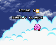 The intro in Kirby Super Star.
