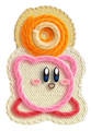 Kirby holding an enemy