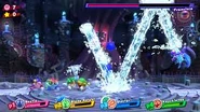 Kirby and his Friends battle Francisca.