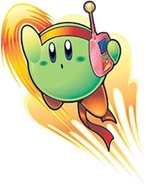 En Kirby y el Laberinto de los Espejos (Kirby Verde).