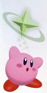 Kirby throwing up a Lifted Power Star