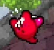 赤いカービィの白ハチマキ（星のカービィ 夢の泉デラックス）