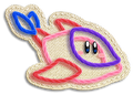 Kirby in seiner Delfin Form