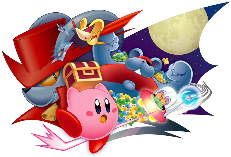 kirby squeak squad wallpaper