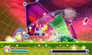 Hypernova Kirby inhales Flowery Woods.