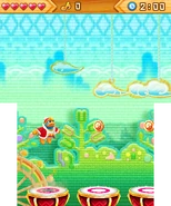 Prados verdes 2 RdD.png (281 kB) El Rey Dedede al inicio del nivel.