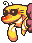 En Kirby Mass Attack. (amarillo)