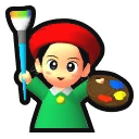 Sticker de Adeleine en Kirby: Planet Robobot