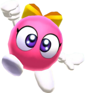 En Kirby's Blowout Blast.