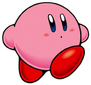 Artwork de Kirby en Kirby: Pesadilla en Dream Land.