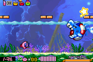 KIRH 158.png (22 KB) Kirby comes face-to-face with Gobbler, the shark terrorizing the ocean.