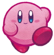 Kirby Saludando.