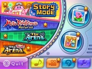 The player has StreetPass data for Story Mode in Kirby: Planet Robobot