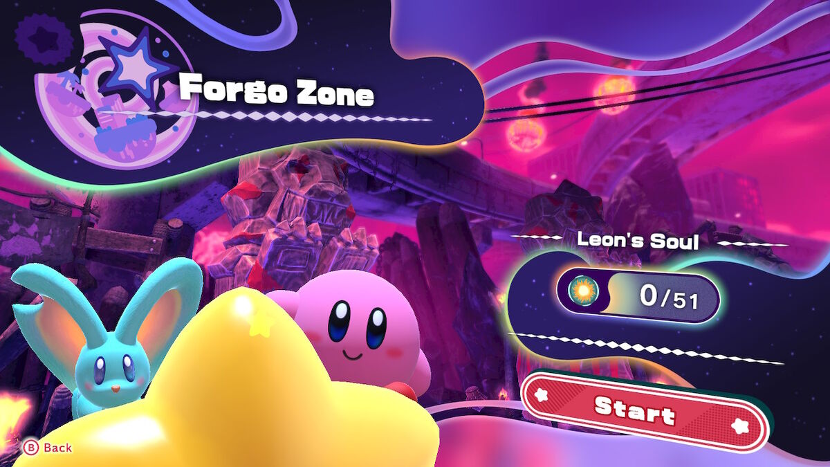 Kirby and the Forgotten Land: Forgo Wasteland - All Leon's Soul