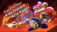 King Dedede and Meta Knight's second splash screen.