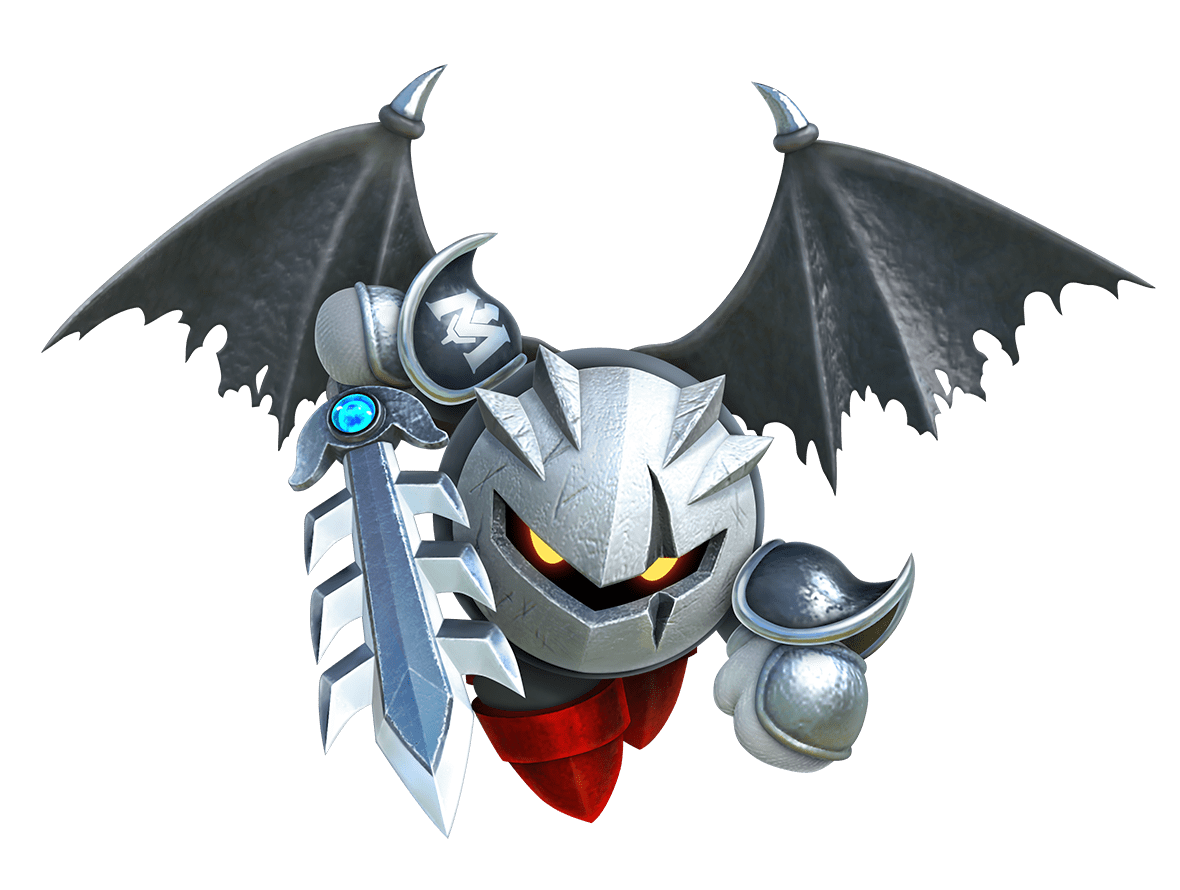 kirby meta knight coloring pages