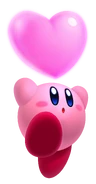 Kirby with a Friend Heart