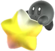 Modelo de Kirby Oscuro en Kirby Star Allies.