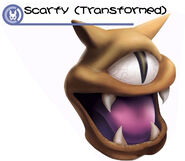 Scarfy Transformado en Kirby Air Ride