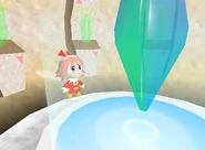 Ribbon prepares to take the Crystal.