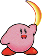 Arte de Kirby Cuchillo en Kirby's Dream Land 3.