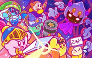 Artwork from the official Kirby Twitter