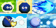 Gooey using various abilities